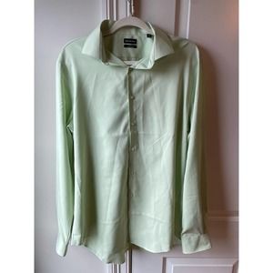 Van Heusen Button Down Shirt Long Sleeve Men’s Size L Slim Fit